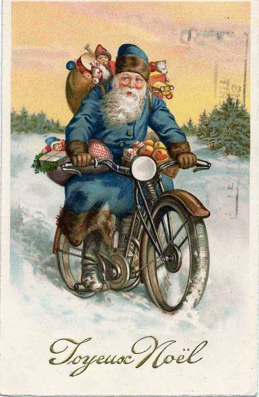 Santa_on_a_motorcycle,_wearing_blue,_Joyeus_Noel_(NBY_10367)