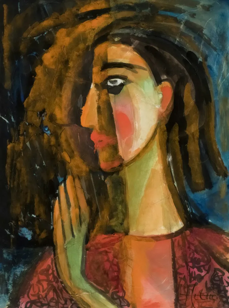 Cuisse de nymphe et hibiscus, par Marianne Girard